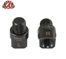 ALTA Bicycle Pedal Adapter Extender 21mm Fits 9/16" Cranks  1/2" Bike Pedals