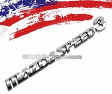 1 - NEW 3D MAZDASPEED Chrome Badge Emblem Mazda 2 3 5 6 RX7 RX8 MAZDASPEED3 CH