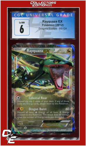 Rayquaza-EX graded CGC 6 for sale on eBay
