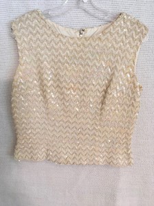 sequin and beaded tops