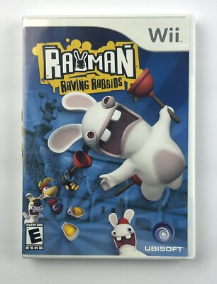Rayman Raving Rabbids TV Party (Nintendo Wii, 2006) Tested