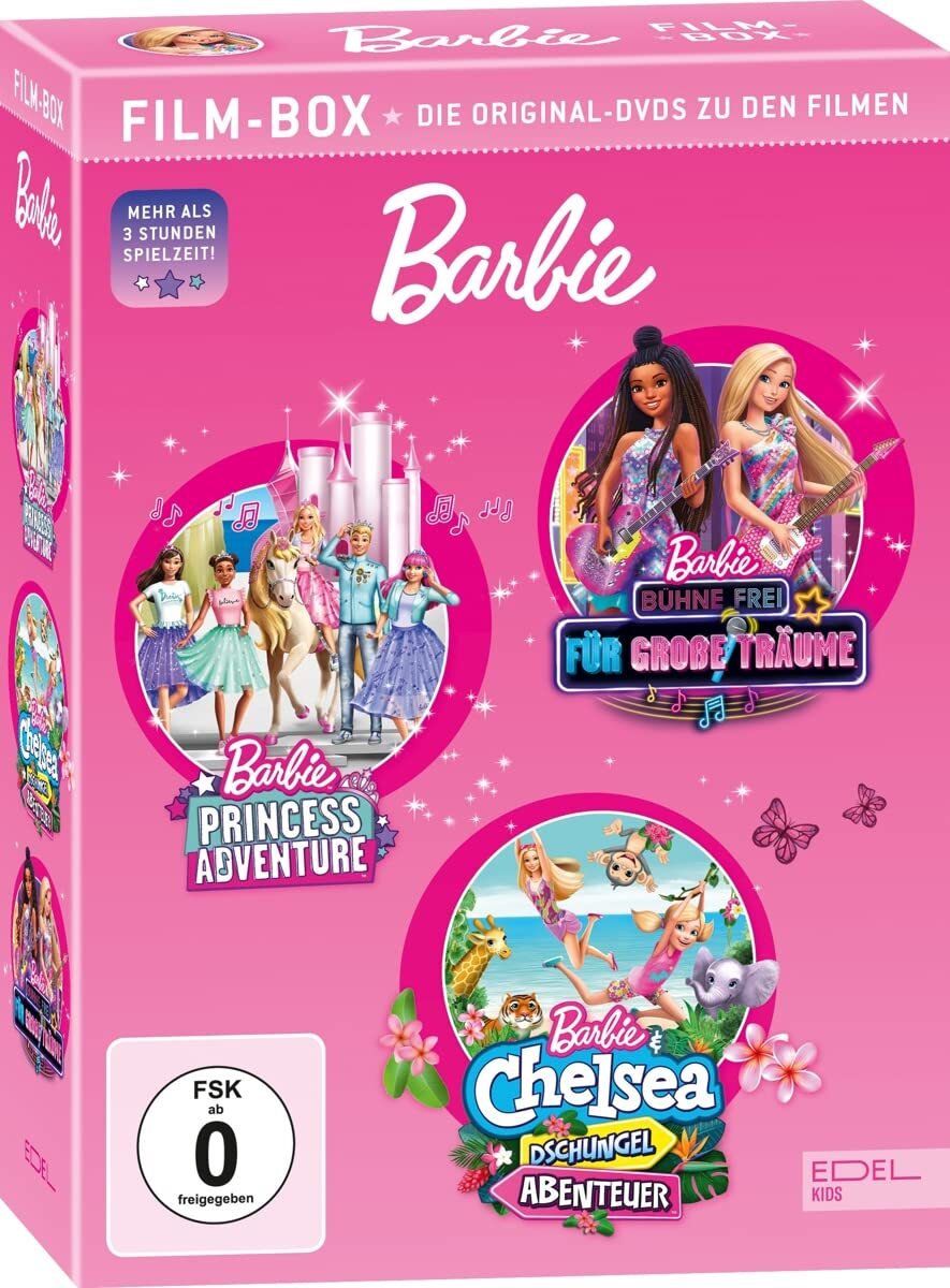 Barbie - Film-Box - Die DVDs zu den Filmen: Princess Adventure, Bühne frei (DVD)