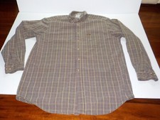 Vintage Carhartt Rugged Outdoor Wear Plaid Button Down Shirt Made In USA Plaid