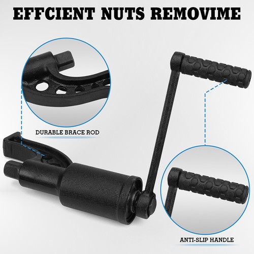 HORUSDY Torque Multiplier Wheel Nut Socket Crack Wrench Tool Set Ratio Truck - Picture 6 of 9
