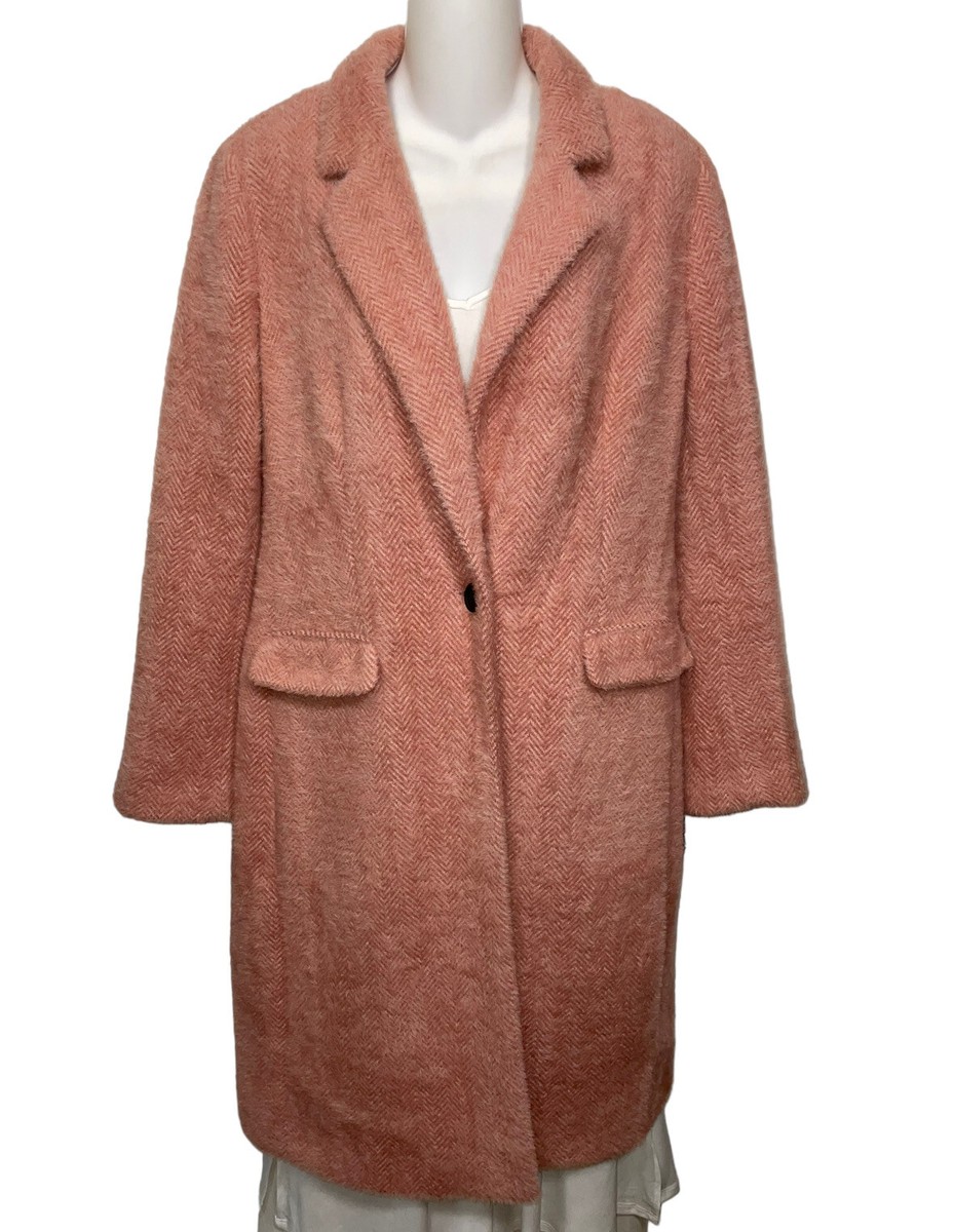 Manteau Bouffant Gris ANN TAYLOR LOFT Petites - Taille 2XS - Fermeture éclair - Neuf étiqueté
