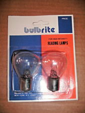 2 - BULBRITE 1133 6/8V 32 CP BULB BAYONET BASE FOR HIGH INTENSITY READING LAMPS