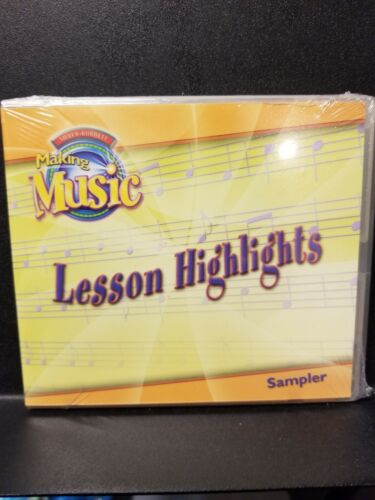 Making Music, Lesson Highlights, Sampler, Software, Pearson Scott Foresman, CD - 第 1/2 張圖片