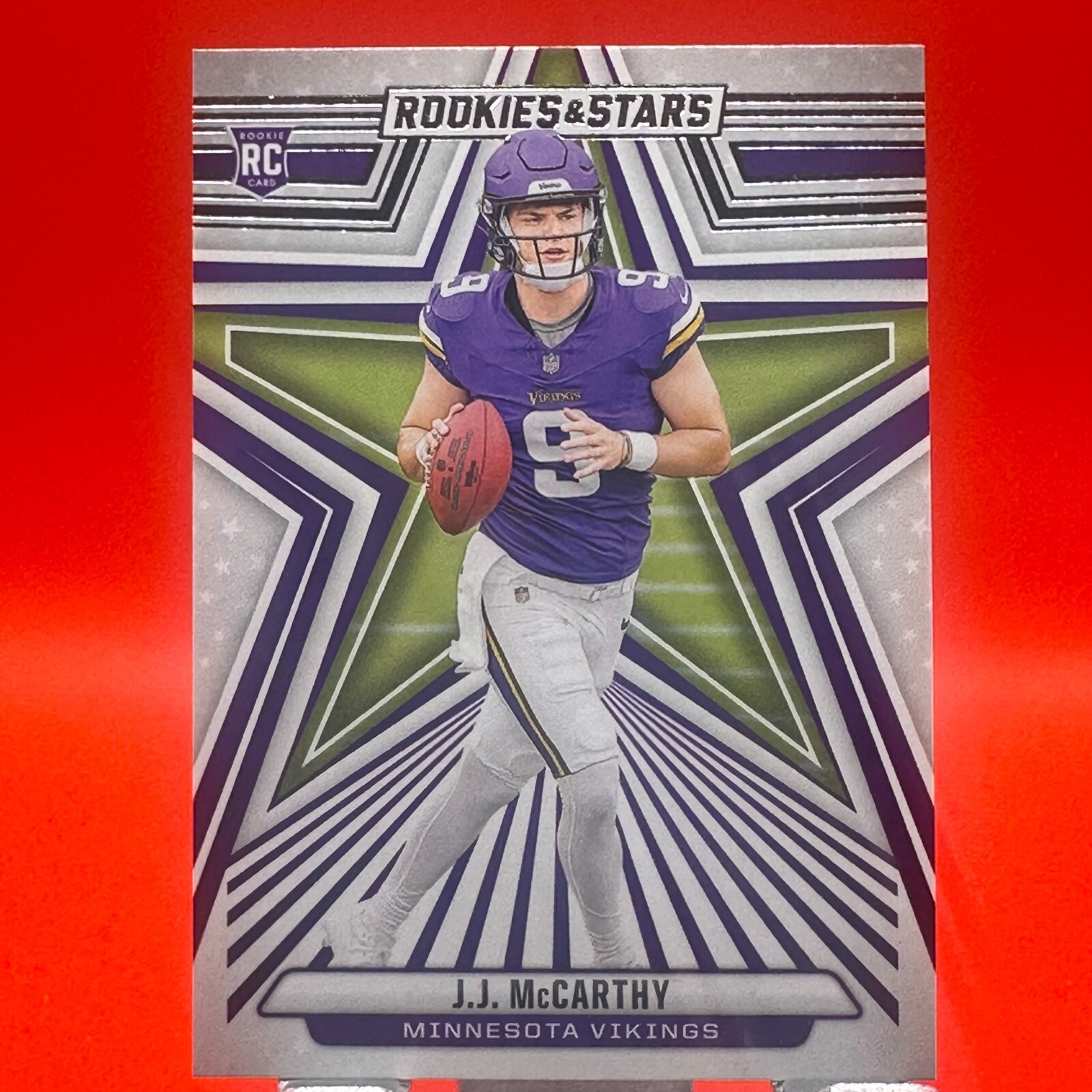 2024 J.J. McCarthy RC Panini Rookies & Stars #135