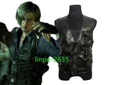 Resident Evil 6 Leon Kennedy Vest Jacket Cosplay Costume