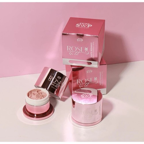 2X SWP Rose Gold White Radiance Firming Overnight Mask Brightening Skin 15g. - Picture 4 of 8