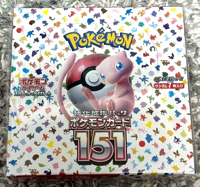 Pokemon card 151 Scarlet & Violet Booster Box sv2a Japanese