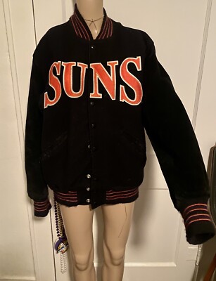 Vintage 1994 DeLong Phoenix Suns Letterman Jacket Size MD. Single Owner