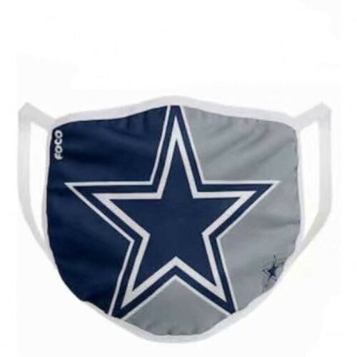 Dallas Cowboys Face Mask NFL Team Sport NEW US Seller FAST Shipping - Picture 1 of 2
