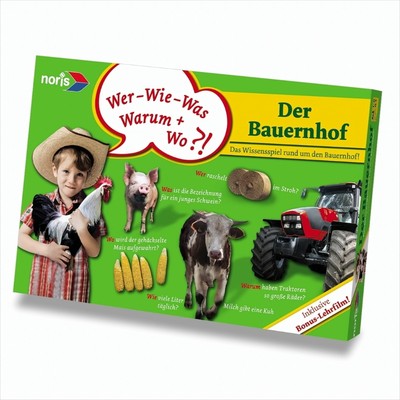 GW11c0 noris 4841 - Bauernhof-Lernspiel mit DVD-Film 20 Min.