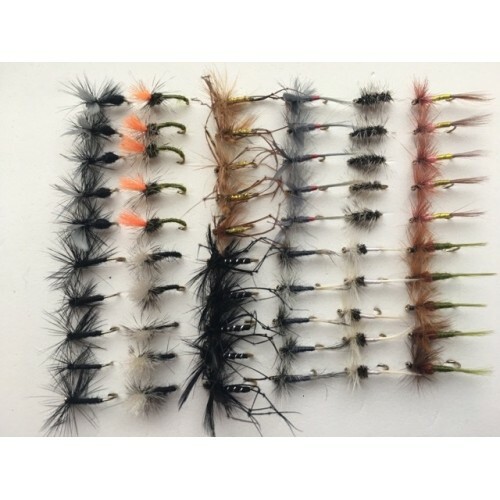 60 Popular Dry Fly Patterns,Trout Flies eBay