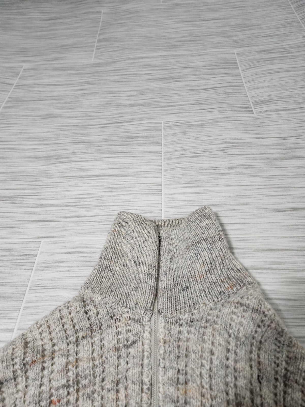 Vtg Pendleton FullZip Cardigan Wool Sweater Made In USA Mens XL TALL