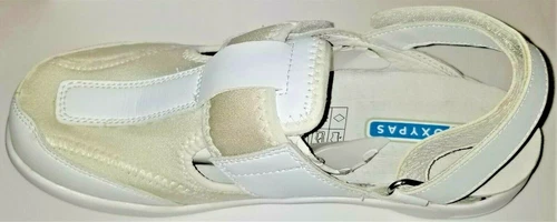 Oxypas Penelope Women's Soft Shoe 10101-WH-37 Size W6 White/Cream color
