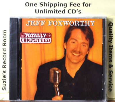 CD Jeff Foxworthy Totally Committed SEALED NEW Comedy -Check Coupons!