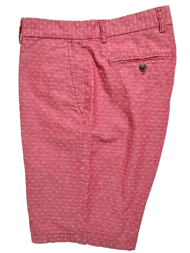 Old Navy Men's Shorts Bermuda Chino Ultimate Slim Fit Pink White Cotton 32 x 9.5 - Picture 5 of 23