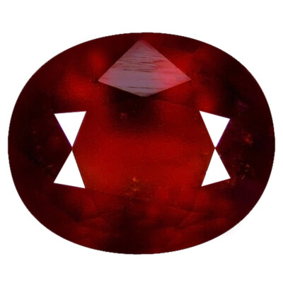 1.96 ct  Dazzling Oval Shape (8 x 7 mm) Orangy Red Spessartine Natural Gemstone
