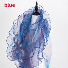 3yards Ruffle Tulle Trim Shiny Pleated Mesh Edge Organza Fabric Sewing Materials