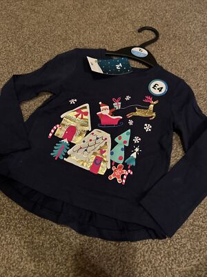 Tu Clothing Kleinkind Baby Mädchen Weihnachten T-Shirt 18-24 Monate