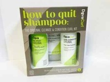 DevaCurl How To Quit Shampoo No Poo Conditioner Towel Kit 3pc box