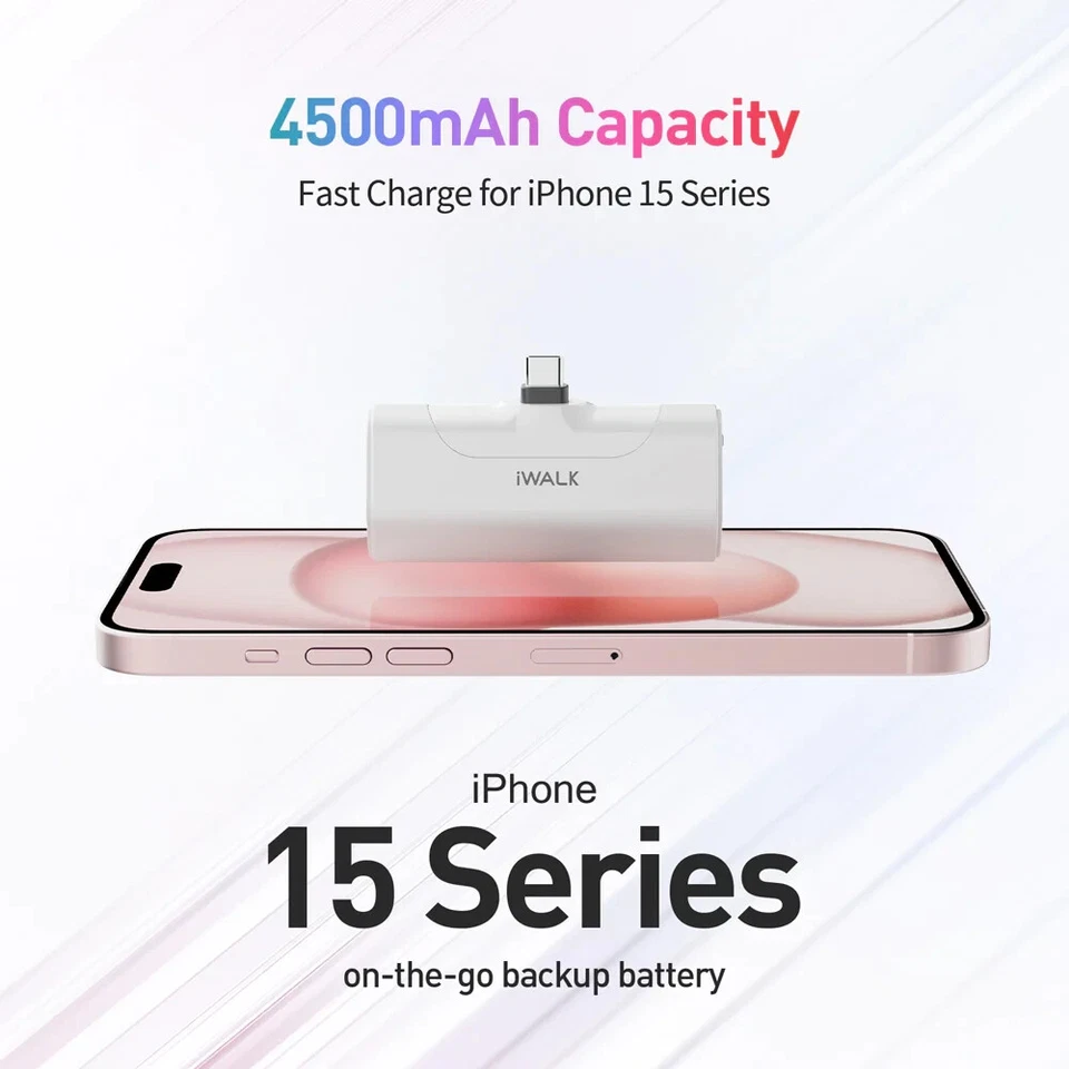 Cargador portátil USB-C Iwalk Linkpod4 4500 mAh - negro, Dbl4500c Foto 3 de 4