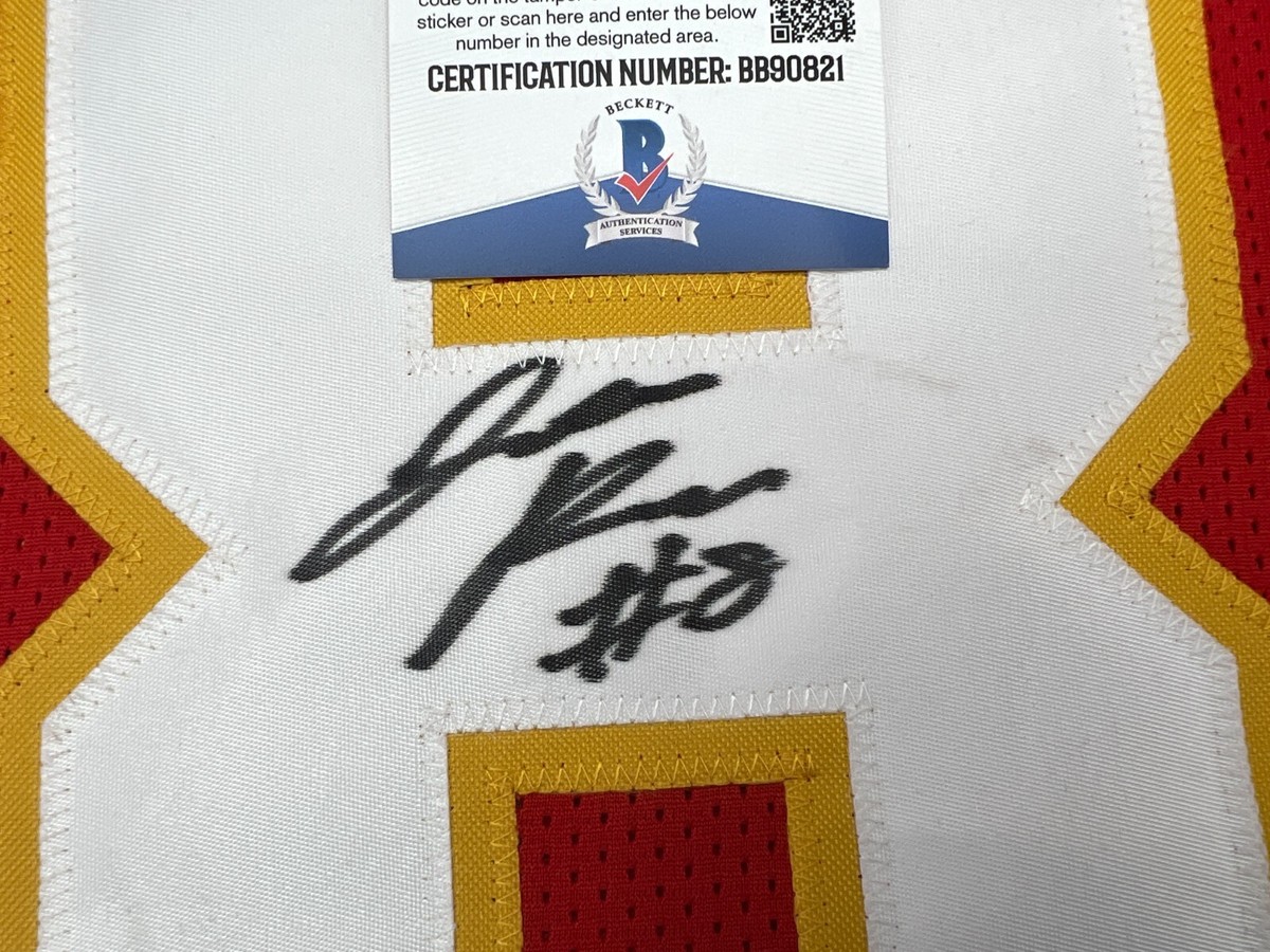 ニューキャッスル　支給品ユニフォーム　証明書 Justyn Ross Signed Kansas City Chiefs Jersey Travis Kelce Swift