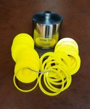 7/16" COIN RING MAKING TOOLS CENTER PUNCH 41 PLASTIC SPACERS