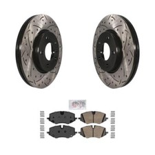Drill Slot Disc Brake Rotors Ceramic Pad Front Kit For Buick Chevrolet Encore GX
