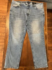 The Perfect Jean NYC Athletic Fit Jeans Stretch Denim 46x32 Mens Blue Pants