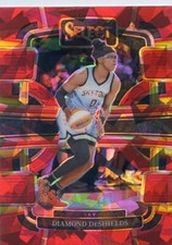 2024 Panini Select WNBA DIAMOND DESHIELDS #100 RED ICE PRIZM SKY