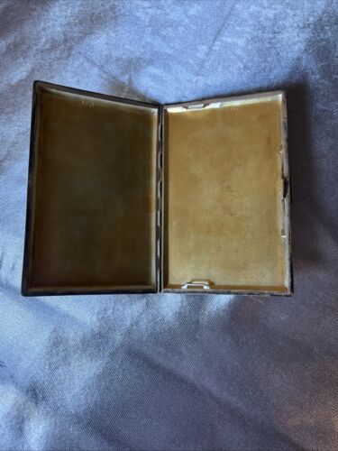 Antique Silver Cigarette Case Beautiful Woman - Picture 2 of 5