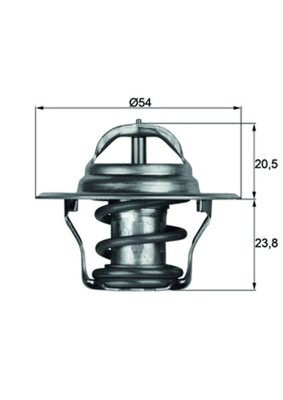 THERMOSTAT VW 87C 1.6-2.0