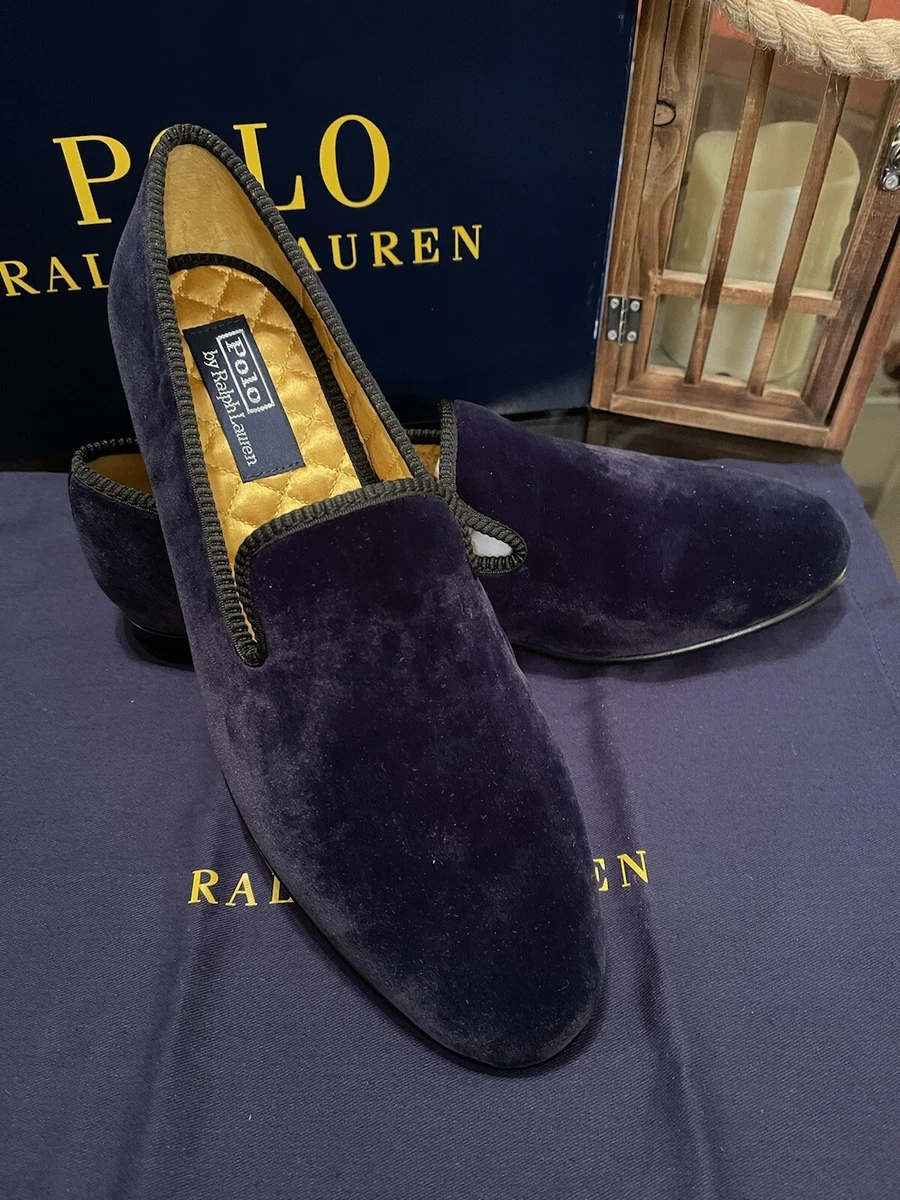 Ralph Lauren Collis Gent s Size 10D Lux Slippers Shoes New In Box