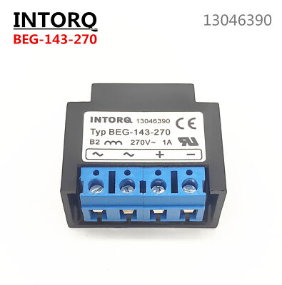 INTORQ 13046390 Typ BEG-143-270 B2 270V~ 1A motor brake rectifier module