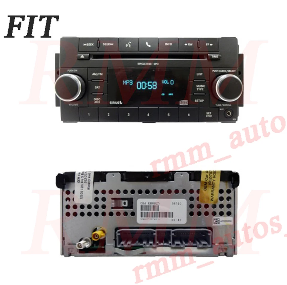 For Dodge Caliber 2009-2012 Apple Carplay Car Radio NAVI WIFI Android 13 GPS FM - image 4 of 4