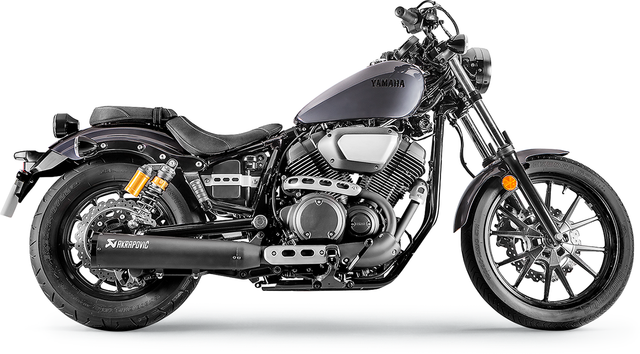Akrapovic Slip-On Exhaust / Black - Yamaha 2017 SCR950 ...