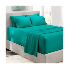 Hearth Harbor Bed Sheets, Luxury Soft 6 Piece Bed Sheet Set Extra Deep Pock...