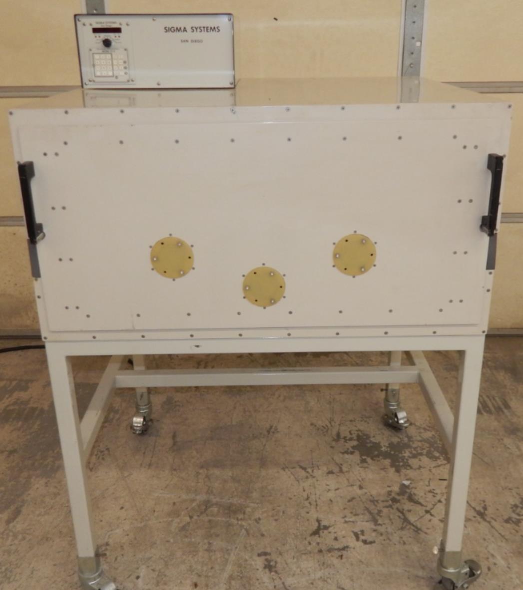 SIGMA SYSTEMS MODEL 170/1380-3 PULL OUT DRAWER ENVIRONMENTAL CHAMBER (#4024)