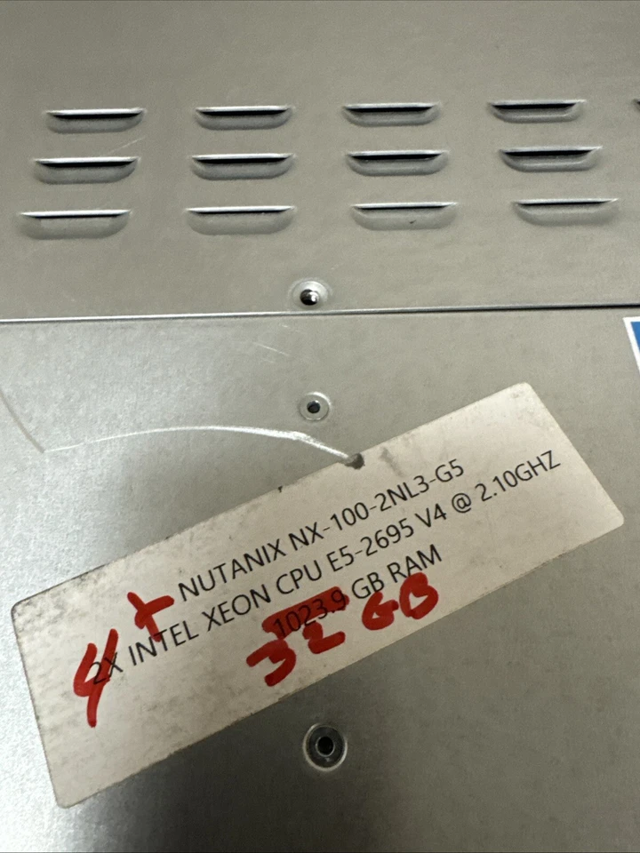 Lot 2 NUTANIX NO HDD NXS2U4NS24G600 2U Server 4x Xeon E5-2695v4 2.10GHz 32gb RAM - Image 4 of 4