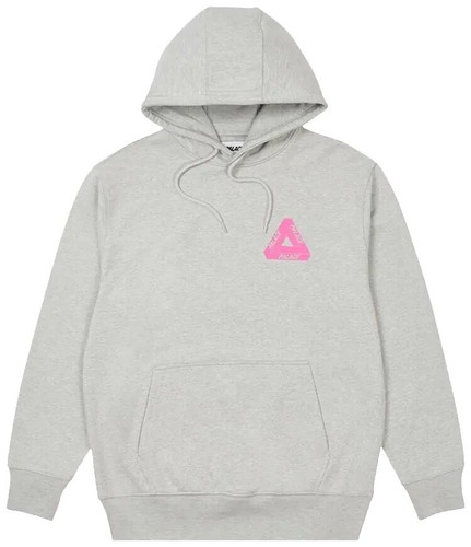 Palace SOFAR ZIP HOOD GREY MARL SS24 Size Large Hoodie Sweatshirt