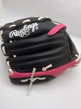Rawlings Player Series Performance Designed T-Ball Glove Girls Black Pink PL91PB