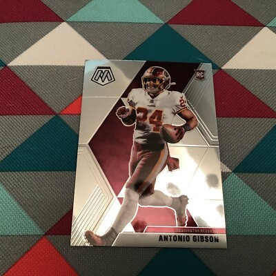 Antonio Gibson #227 Redskins RB TRUE RC - 2020 Panini NFL MOSAIC Base RC