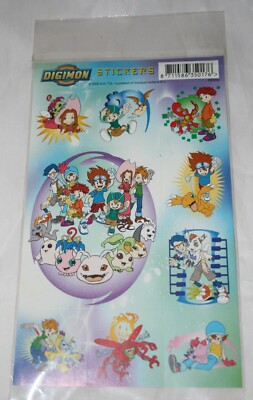 Digimon Sticker c 2000 Holland BV 1 Blatt
