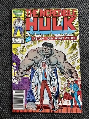 The Incredible Hulk Vol 1 #324 Oct 1986 The More Things Change Marvel Comic Book