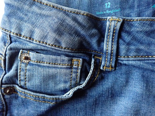 Girls Thereabouts Size 12 Jean Shorts Medium Wash 5 Pocket Denim - Picture 2 of 17