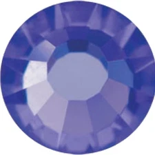 Preciosa Flat Backs Tanzanite Silver Foiled SS30 (12 Pieces) 