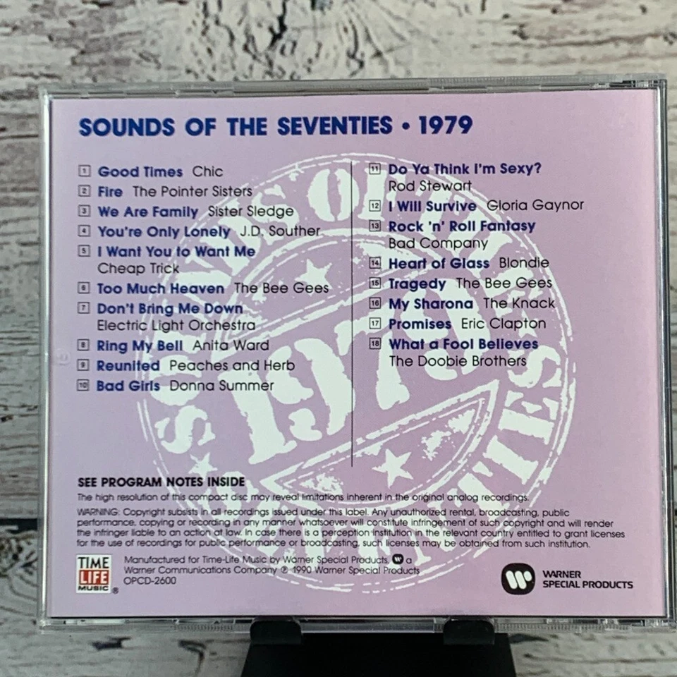 Sounds of the Seventies - 1979 Time Life Music [CD 1997] Various Artists - Image 2 of 4